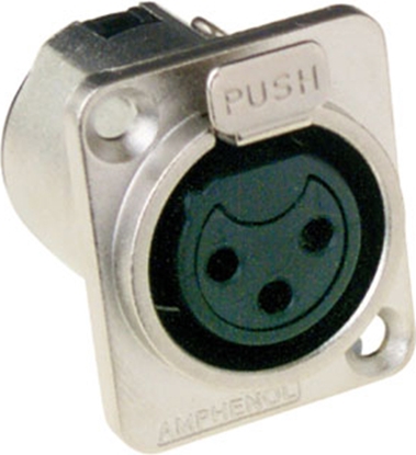 Attēls no Amphenol XLR-3 AC CHASSIS FEMALE