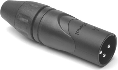 Attēls no Amphenol XLR-3 AX CONNECTOR MALE BK