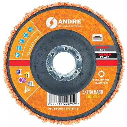 Изображение Andre ANDRE KREK SZLIFIERSKI CBS 125mm EXTRA HARD  ORANGE