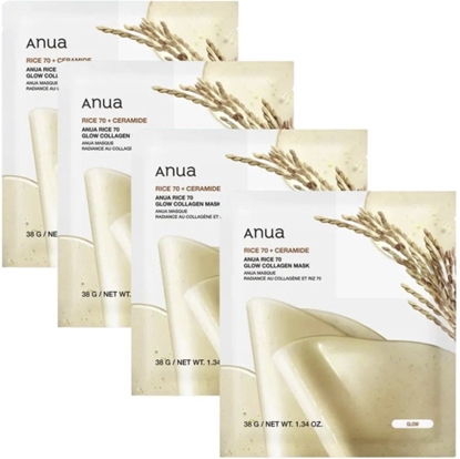 Picture of Anua Rice + Ceramide Face Mask 4x38g