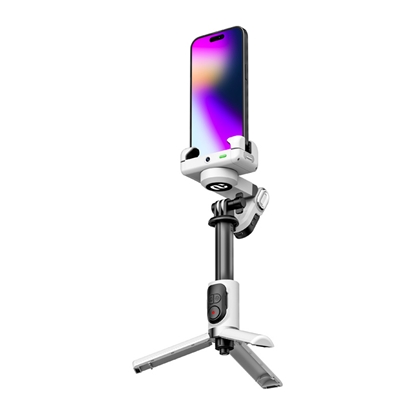 Attēls no AOCHUAN M1 Pro Gimbal with RGB Lighting (White)
