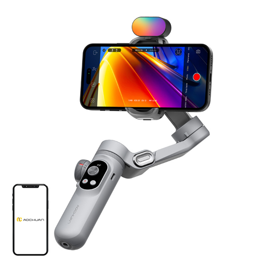 Picture of AOCHUAN X Pro Gimbal with RGB Lighting (Gray)