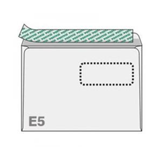Picture of Aploksnes E5 156x220mm ar logu, 10gab.Postfix