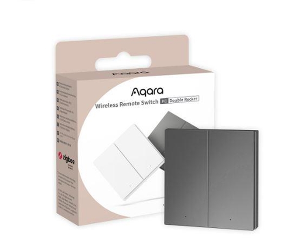 Picture of Aqara Wireless Remote Switch H1 Double  grey 6975833357239