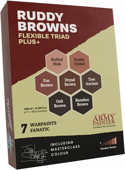 Изображение Army Painter The Army Painter: Flexible Triad PLUS+ - Ruddy Browns