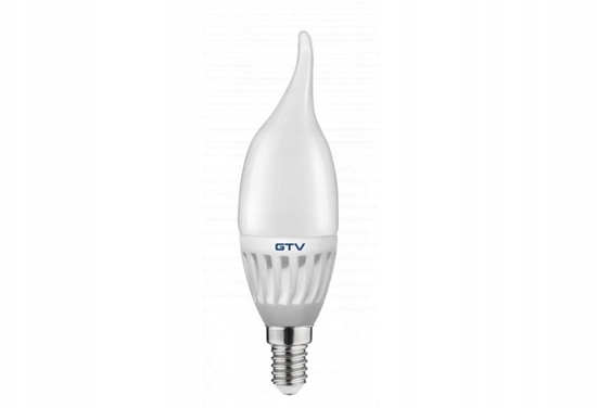 Изображение arówka LED E14 C37L CERAMIC 10W 1000lm 3000K AC180-250V 160st. LD-SMC37L-10