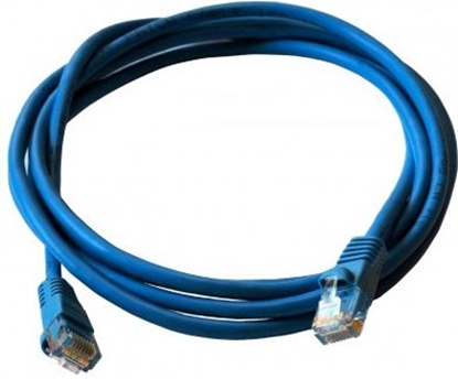 Attēls no Art Patch cord 2m niebieski UTP 5e (KABSI PATCH ART AL-OEM-301B)