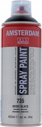 Attēls no Artequipment Amsterdam Spray Paint Oxide Black 735