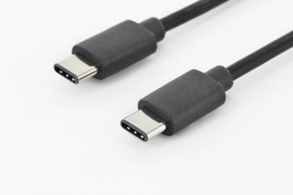 Picture of ASSMANN USB 3.0 SuperSpeed Connection Cable USB C M(plug)/USB C M(plug) 1 8m bla