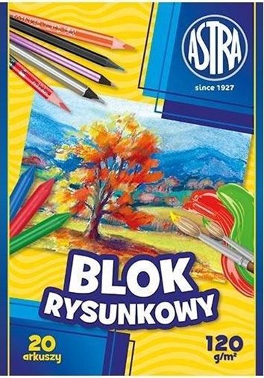 Picture of Astra Blok rysunkowy A4 20k biay 10szt.
