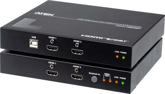 Picture of Aten CE824 USB-HDMI-Dual-View-HDBase 2.0-KVM-Extender