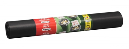 Picture of Atkritumu maisi 150L, 80x110cm, pelēki, 65mikr, LDPE, MERKANT, 5gab/rul, 8rul/kastē