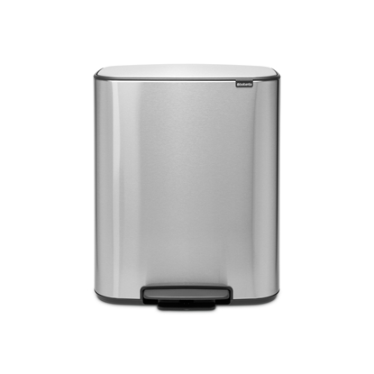 Attēls no Atkritumu tvertne Bo ar pedāli 60L - Matt Steel Fingerprint Proof  Brabantia