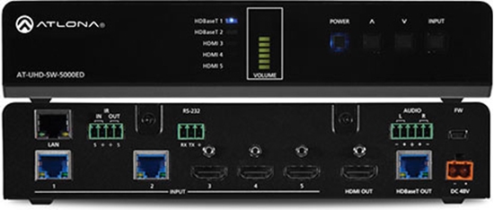 Picture of Atlona 4K HDMI/HDBASET SWITCH 5 PORTS