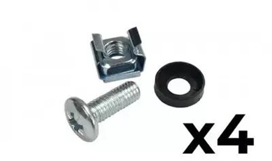 Изображение Atte ruby montaowe M6 - 4 sztuki ATTE ADD-RACKMNT