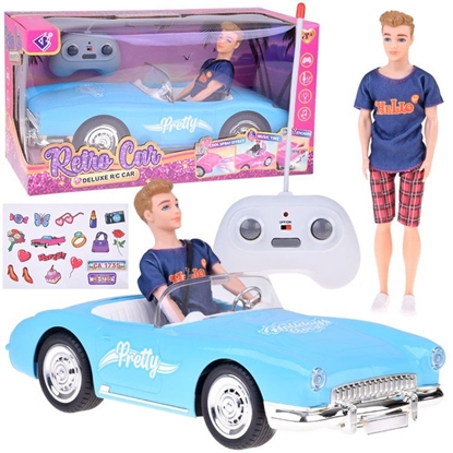 Изображение Autko na pilota Retro Cadillac Lalka Stylowy kierowca Ken RC0746 EDUKAMP