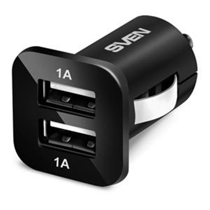 Picture of Auto ladētājs USB C-103 melns SVEN