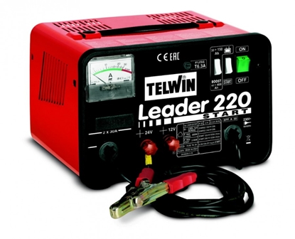 Изображение Automašīnas akumulatora lādētājs/Automašīnas palaišanas ierīces Telwin Leader 220 Start; 400 Ah