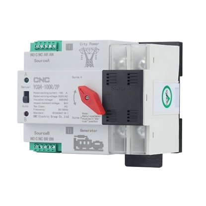 Изображение Automatic Transfer Switch CNC 2P 220V 100A
