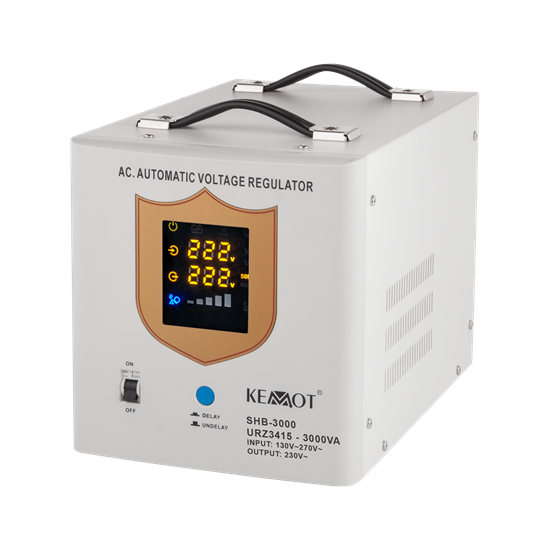 Picture of Automātiskais sprieguma stabilizators KEMOT SHB-3000 | 3000 VA | Sprieguma diapazons 130-270 V