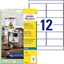 Picture of AVERY Zweckform Etykiety foliowe odporny na warunki atmosferyczne 99,1 x 42,3 mm biay z brzegiem do drukarek atramentowych - 1 sztuka (J4776-10)