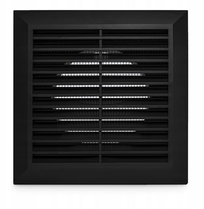 Изображение AWENTA Kratka wentylacyjna Awenta T61CZ 170x170mm TUS. fi100mm czarna