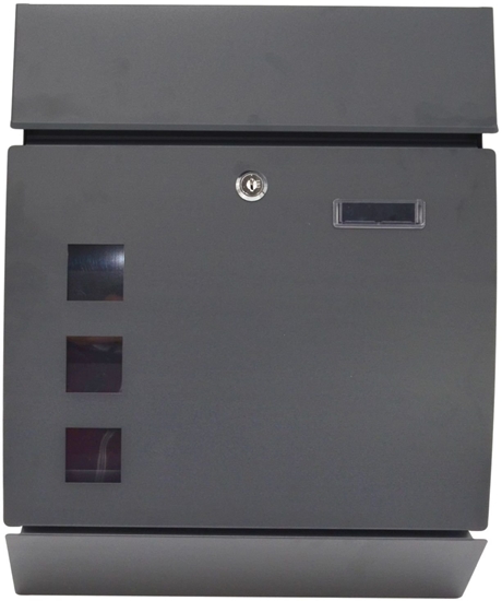 Picture of AWTools AWTOOLS SKRZYNKA NA LISTY ANTRACYT 38 / 440x350x95mm