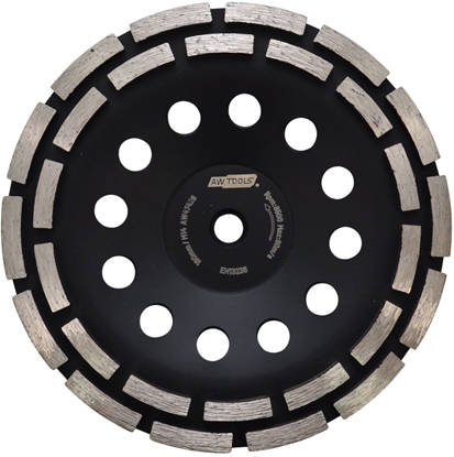 Attēls no AWTools AWTOOLS TARCZA DIAMENTOWA DO SZLIFOWANIA BETONU SEGMENTOWA M14 / 180mm