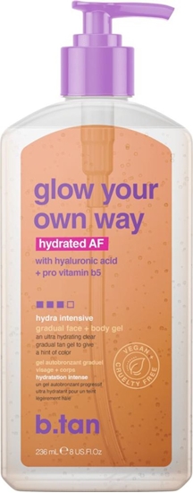 Picture of b. Tan glow your own way HYDRATED AF 236 ml