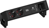 Picture of Bachmann DESK2 2x earthing contact 1x USB charger 1x ABD, black
