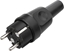 Изображение Bachmann HEAVY-DUTY EARTHED PLUG, Solid rubber, black