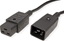 Attēls no Bachmann mains cable IEC320/C19-C20 16A/250V IEC connection, black, 3 m