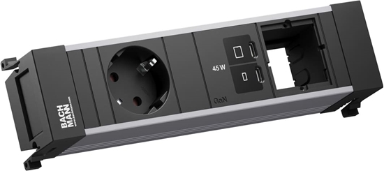 Picture of Bachmann POWER FRAME 1xCEE7/3, 1xUSB C/C 45W 1xCM L=0.2m