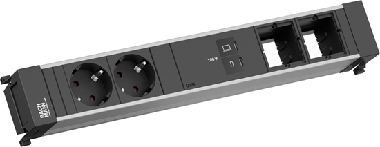 Изображение Bachmann POWER FRAME 2xCEE7/3, 1xUSB C/C 100W 2xCM L=0.2m