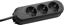 Picture of Bachmann SMART socket strip 3x earthing contact, black, 1.5 m