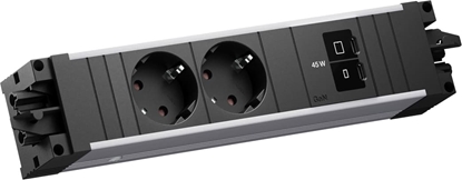 Attēls no Bachmann STEP ALU 2xCEE7/3, 1x USB C/C 45W