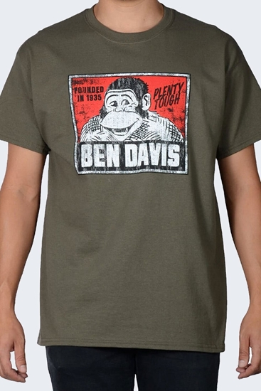 Picture of Bart Koszulka Ben Davis Vintage Logo OLIVE