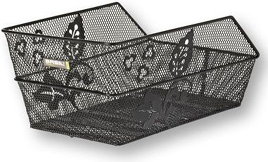 Picture of Basil Kosz na tylny baganik CENTO FLOWER Mounting set for CENTO basket, stalowy czarny (BAS-11175)