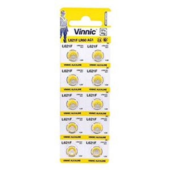 Picture of Baterija AG1 1.5V L621F LR60 Vinnic