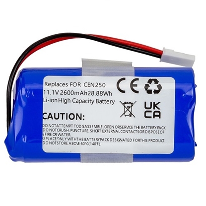 Attēls no Battery for ECOVACS CEN250, ML009, V700, 11.1V, 2600mAh, Li-ion