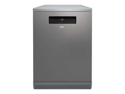 Attēls no BEKO Dishwasher | DEN48530X | Freestanding | Width 60 cm | Number of place settings 15 | Number of programs 8 | Energy efficiency class D | Stainless steel