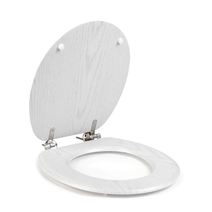 Изображение Beldray LA00000073WHTEU7 Wooden Toilet Seat