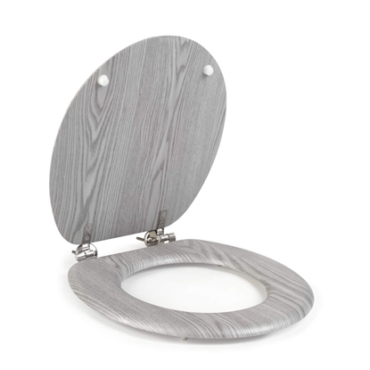 Изображение Beldray LA00000074GRYPEU7 Wooden Toilet Seat