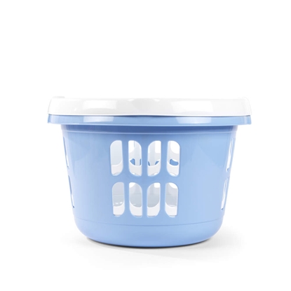 Изображение Beldray LA00000174CRNEU7  Set Of Two Laundry Basket  30L, White/Blue