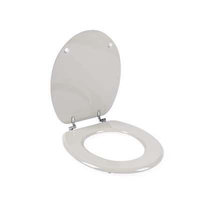 Picture of Beldray LA032355PGRY Wooden Toilet Seat, White