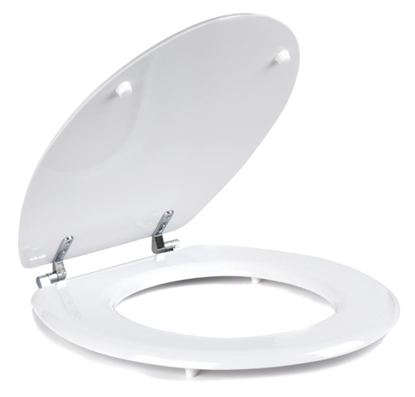 Picture of Beldray LA032355WFPEU7 Wooden Toilet Seat, White