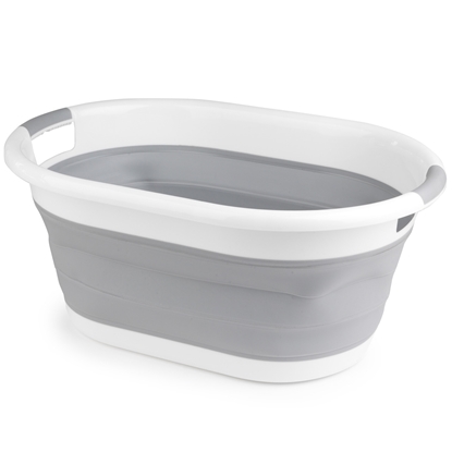 Picture of Beldray LA034816FPEU7 Collapsible Laundry Basket 28L White/Grey