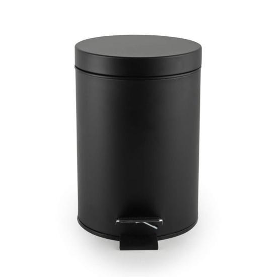 Picture of Beldray LA038098BPEU7 3 Litre Soft-Close Round Pedal Bin, Black
