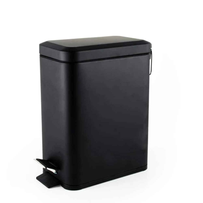 Picture of Beldray LA041173BLKPEU7  Slimline Pedal Bin 5 Litre, Black