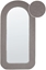 Picture of Beliani Boucle Lustro cienne 120 cm Beowoszary CERVON